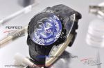 Perfect Replica Roger Dubuis Excalibur Quatuor Black Steel Case Skeleton Dial 48mm Watch